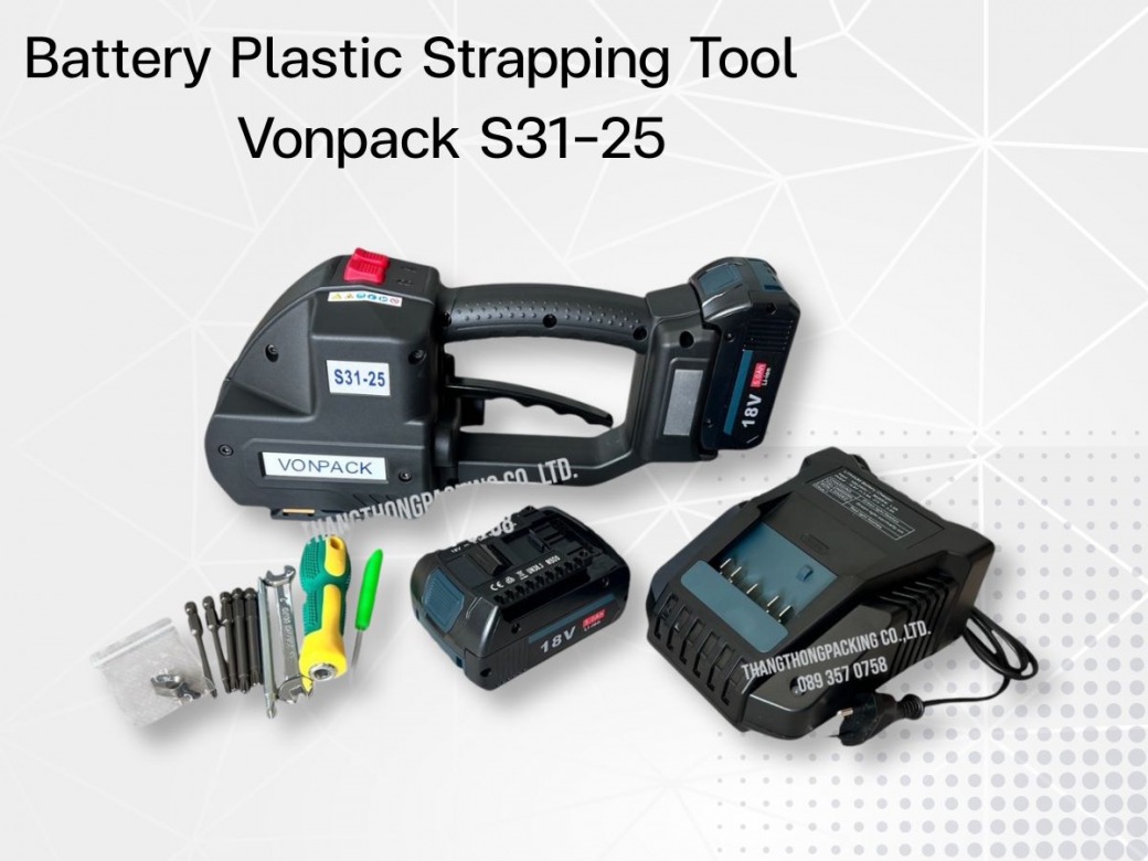 Battery Plastic Strapping Tool